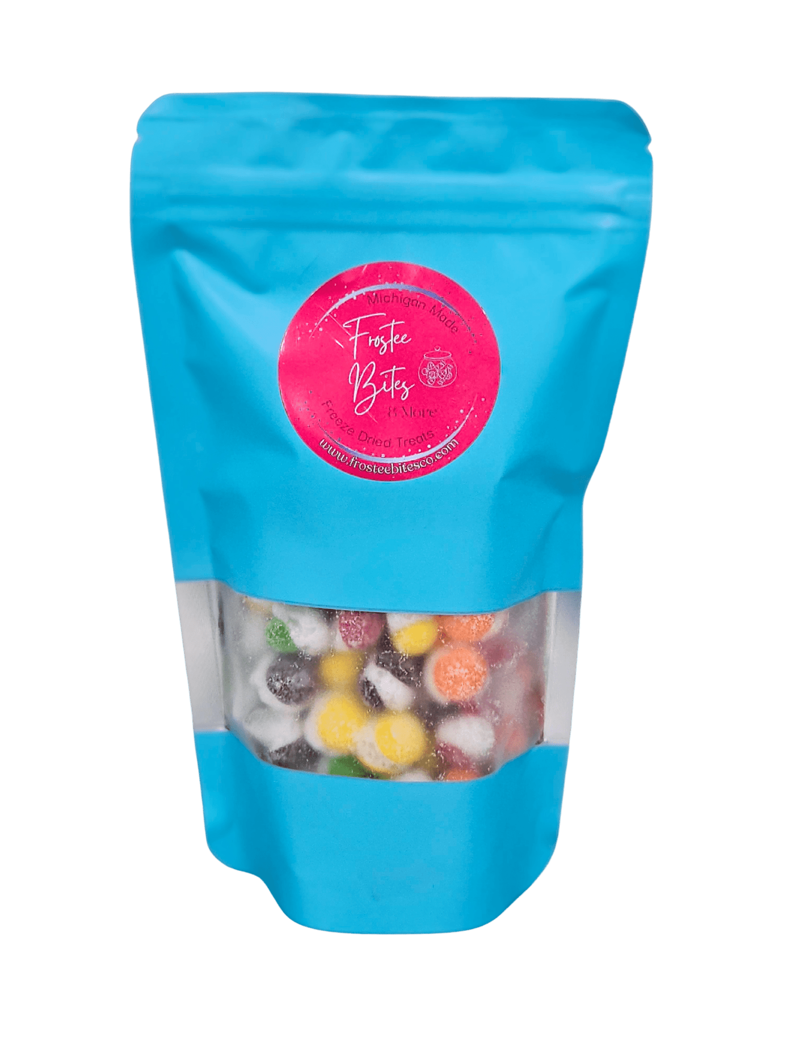 Frostee Bites freeze-dried candy 2oz bag of Sour Skittles