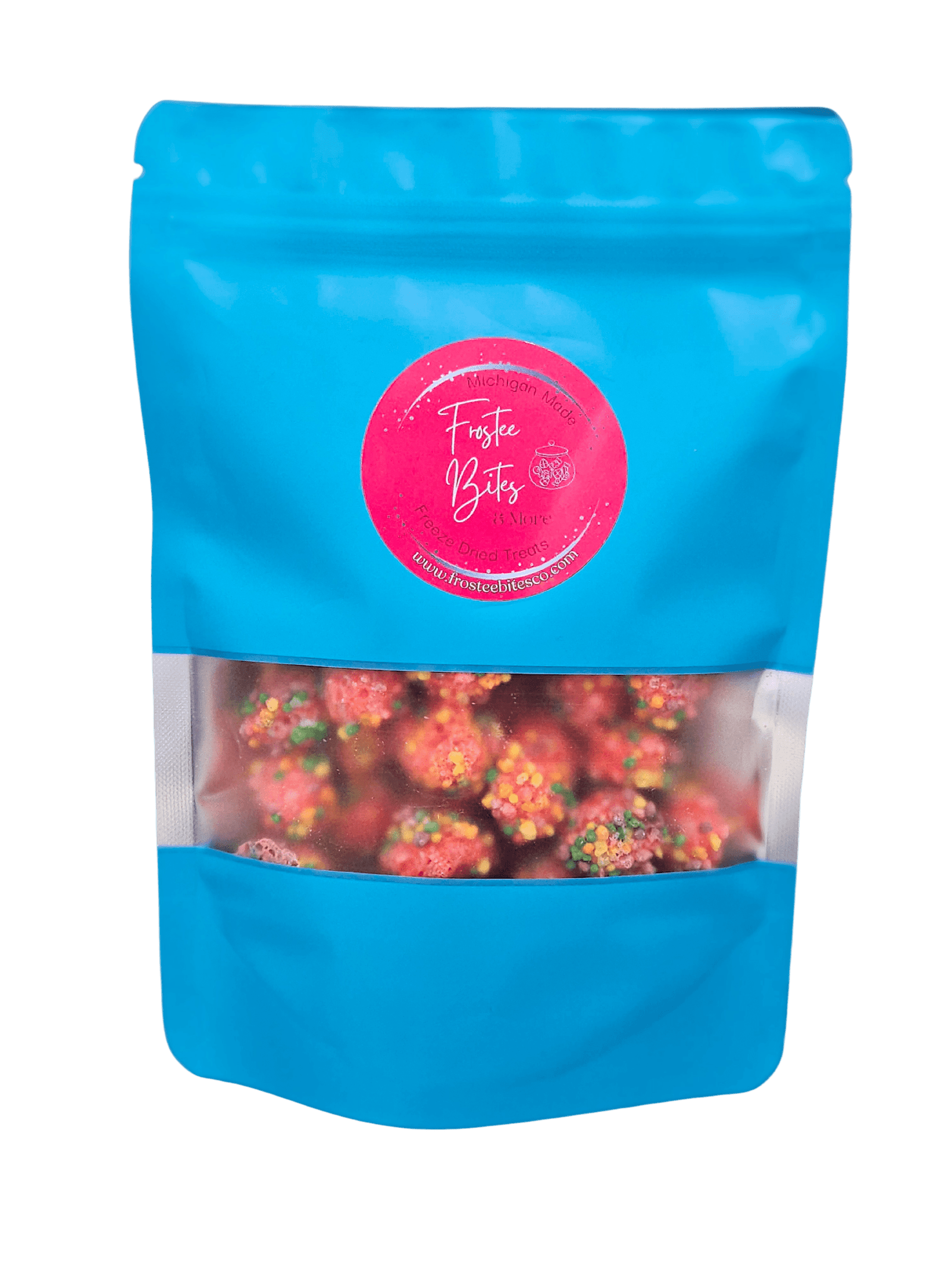 Frostee Bites freeze-dried candy 2oz bag of Nerd Clusters