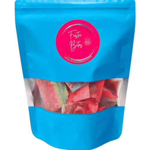 Frostee Bites 2oz bag of freeze-dried Fruit Roll-ups