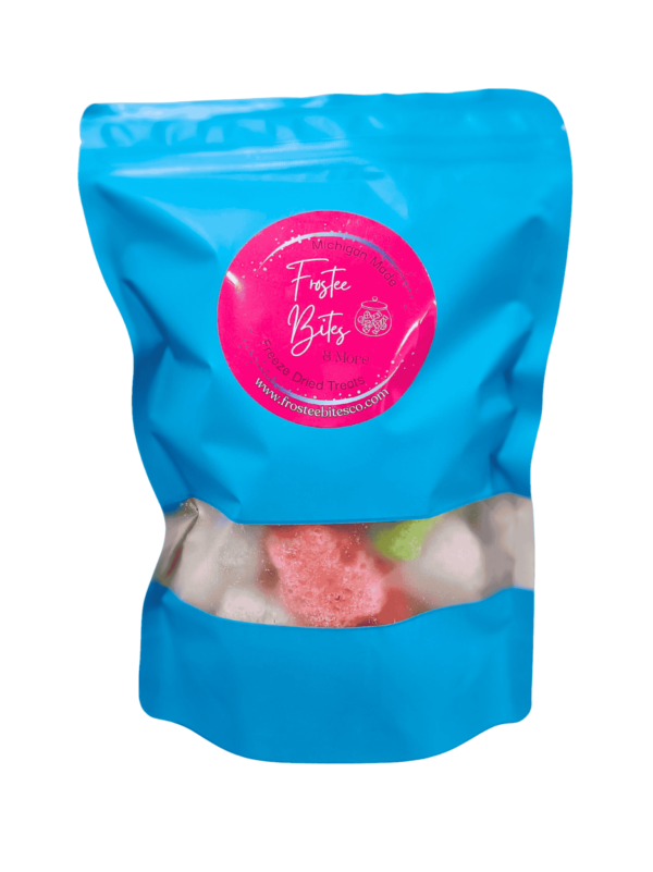 Frostee Bites 2.5oz bag of freeze-dried Gummy Bears