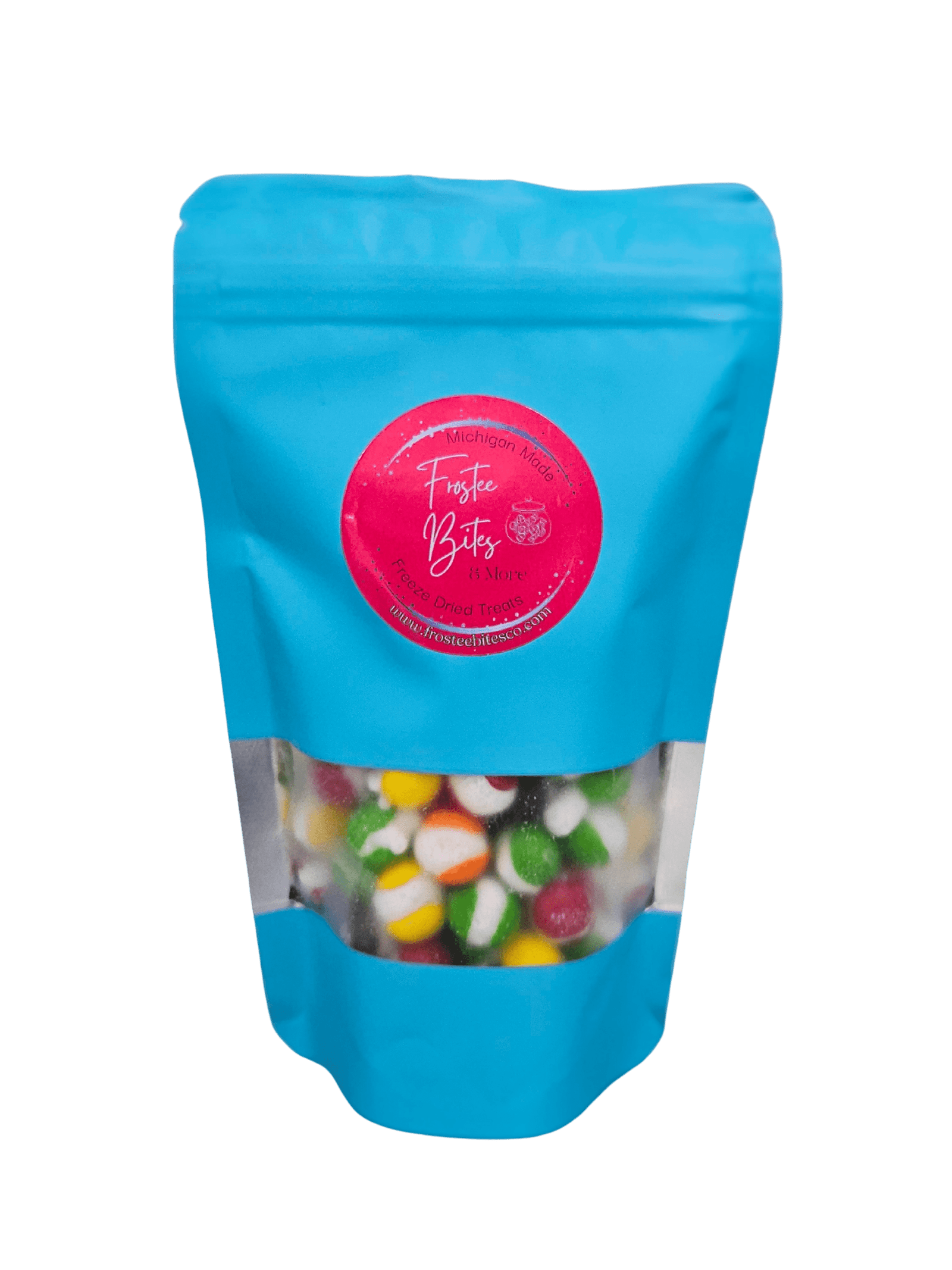Frostee Bites 4oz bag freeze-dried skittles