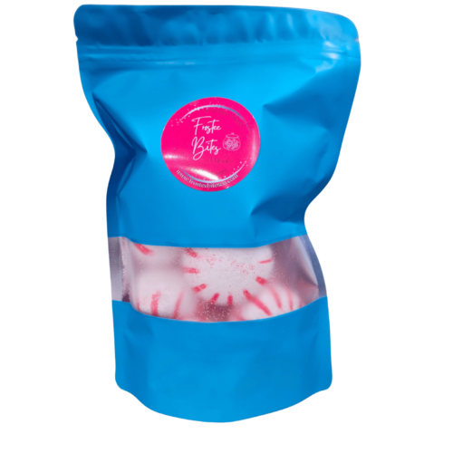 Frostee Bites Freeze-Dried Bag of Peppermints Net Weight 2 Ounces