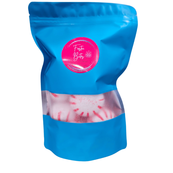 Frostee Bites Freeze-Dried Bag of Peppermints Net Weight 2 Ounces